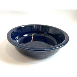 Fiesta Classic Rim 6 7/8 Inch Cereal Bowl 19 oz Cobalt HLC Homer Laughlin USA